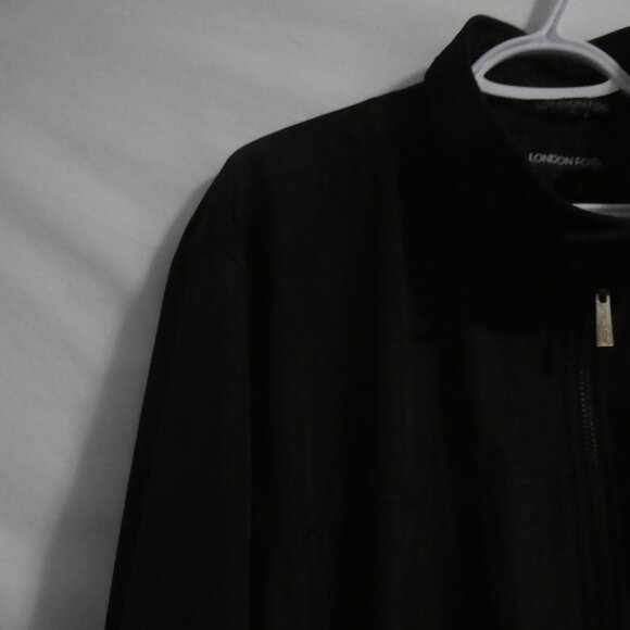 LONDON FOG | 2XL | Black Lightweight Spring and Fall Jacket - Picture 3 of 15